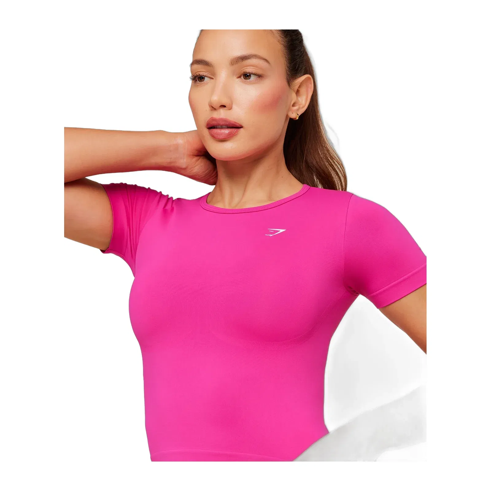Women's Gymshark Everyday Seamless Short Sleeve Top Super-Set Pink