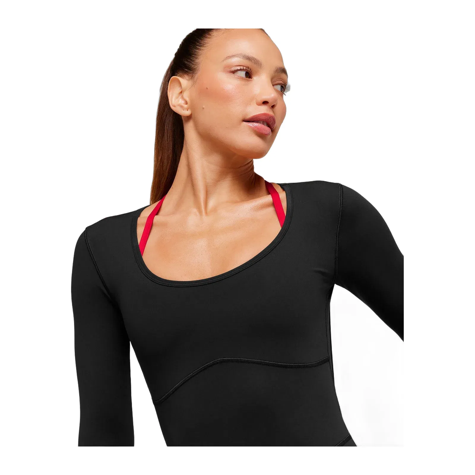 Women's Gymshark Lifting Dipped Waistband All-In-One Black
