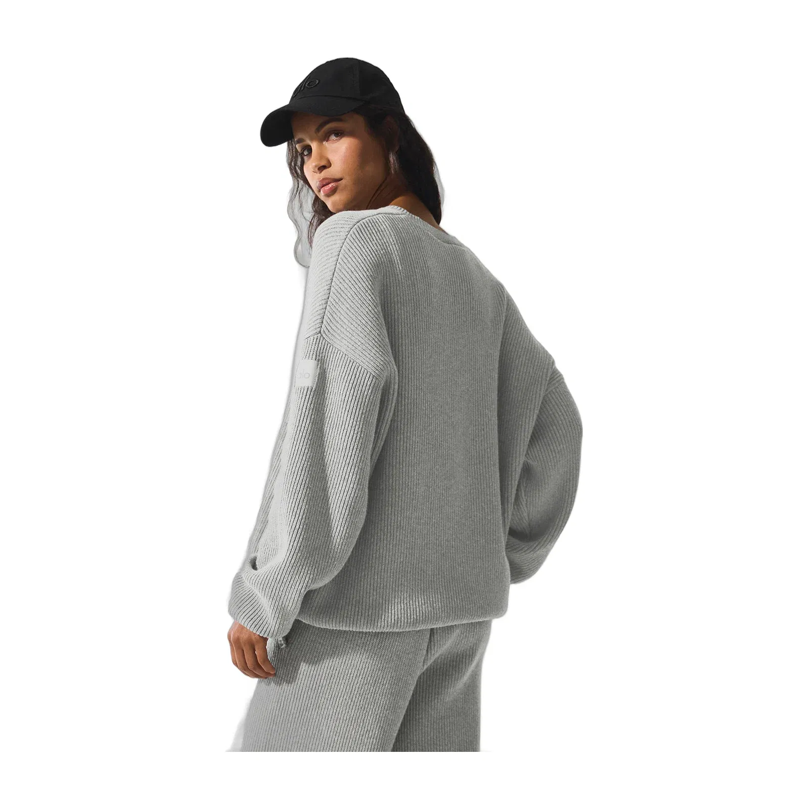 Domain Rib Knit Crew Sweater