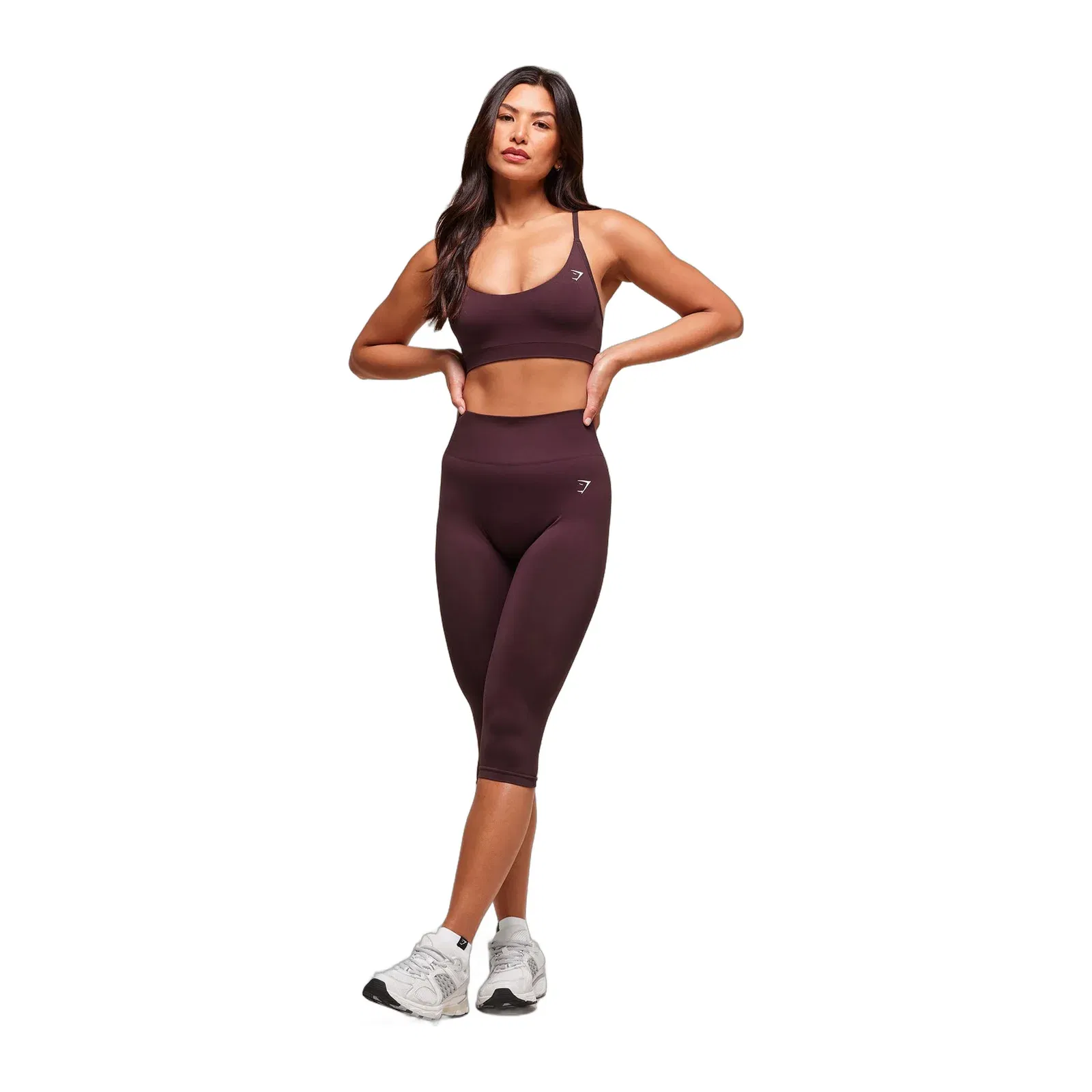 Gymshark Everyday Seamless Racerback Sports Bra - Cherry Purple