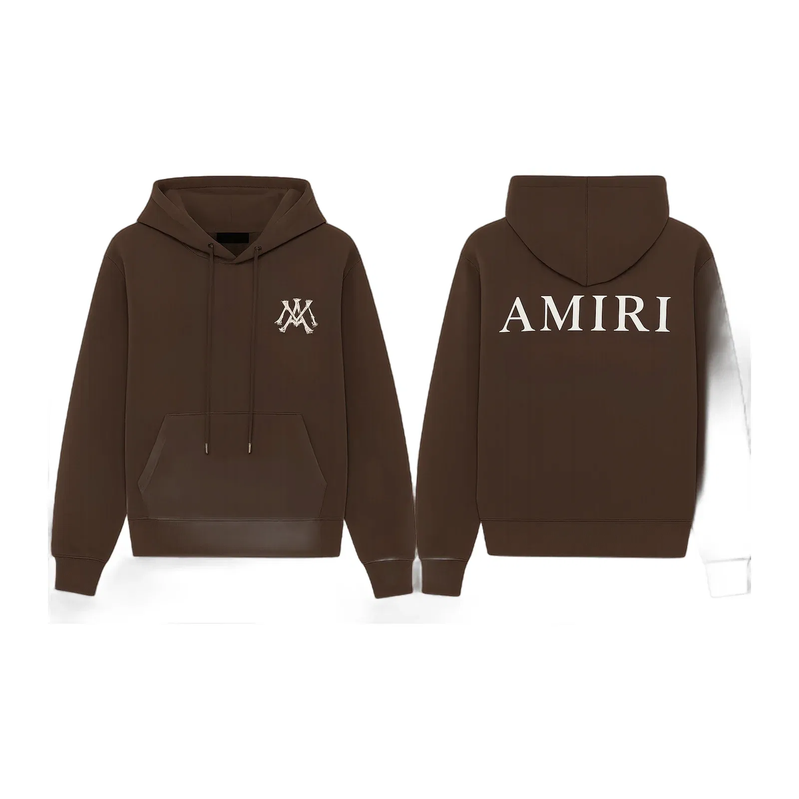 AMIRI MA Core Logo Hoodie brown