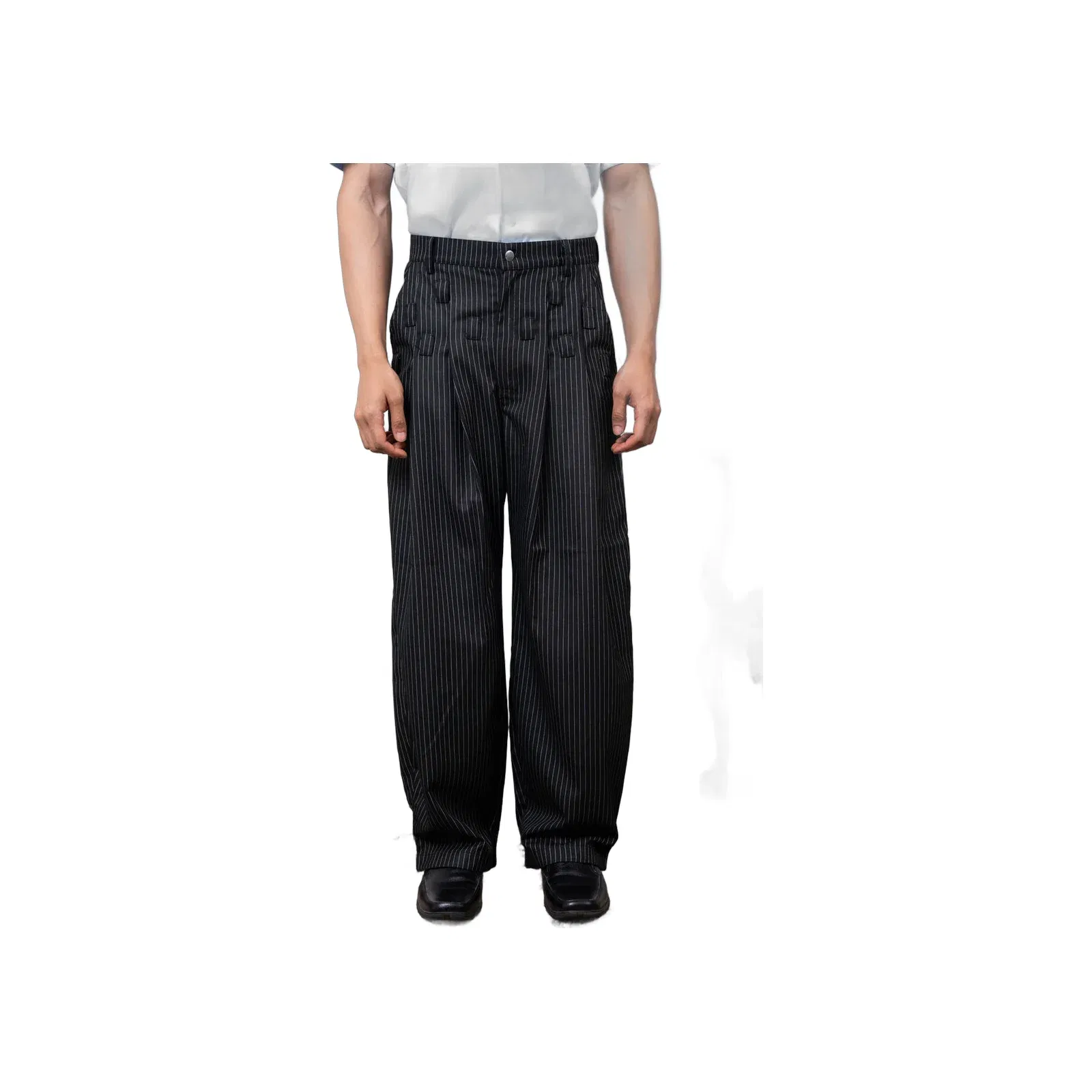 Striped Barrel Pants