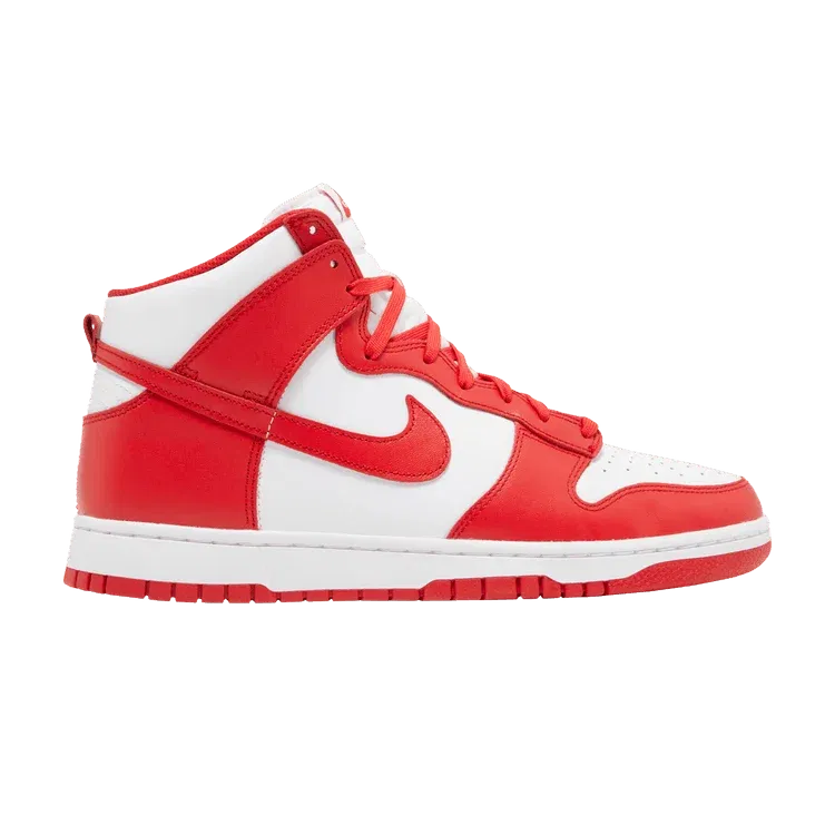 DUNK HIGH CHAMPIONSHIP WHITE AND RED