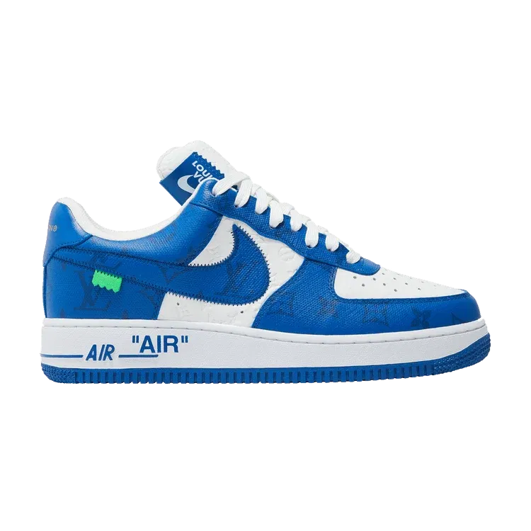 Louis Vuitton x Nike Air Force 1 By Virgil Abloh Blue