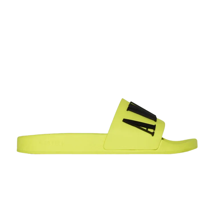 Amiri Rubber Classic Logo Pool Slide Volt