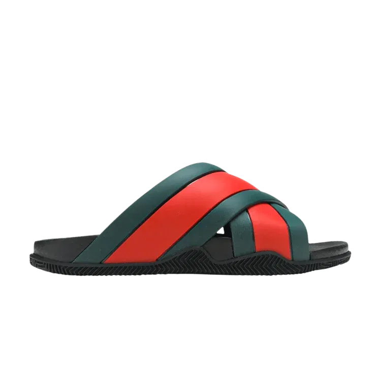 Gucci Web Slide Black Rubber