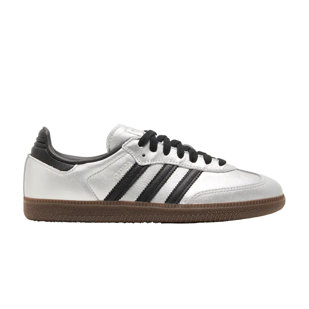 Adidas Wmns Samba 'Silver Metallic Black Gum'