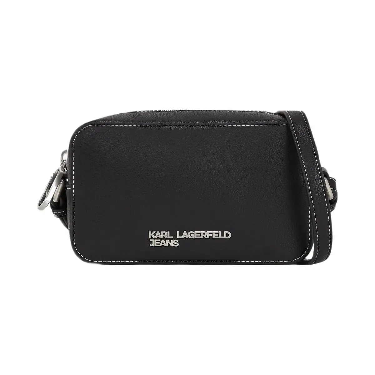 KarlLagerfeld Metal Logo Camera Bag Black