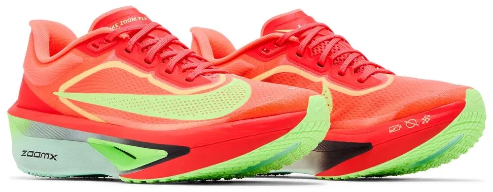 Nike Zoom Fly 6 Bright Crimson Lime Blast Mint Foam Cave Purple