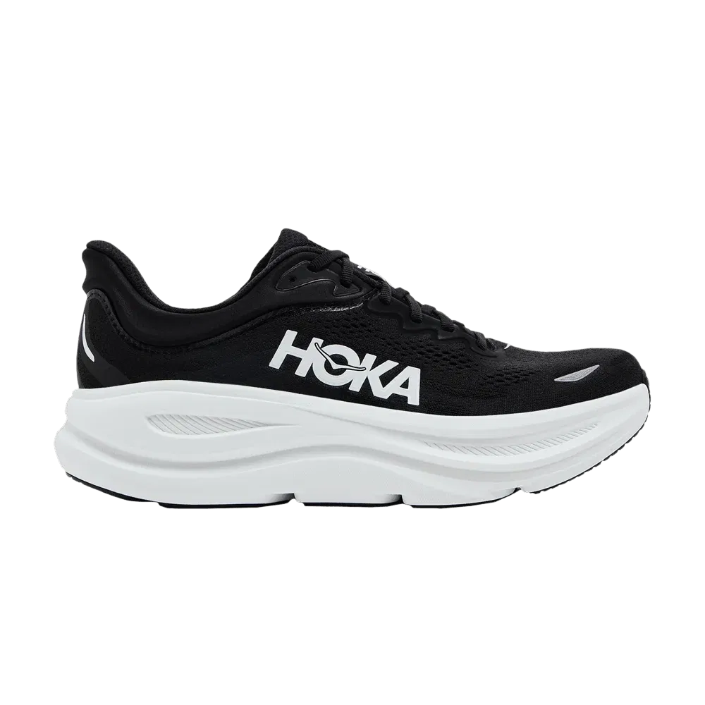 HOKA Bondi 9 Black White
