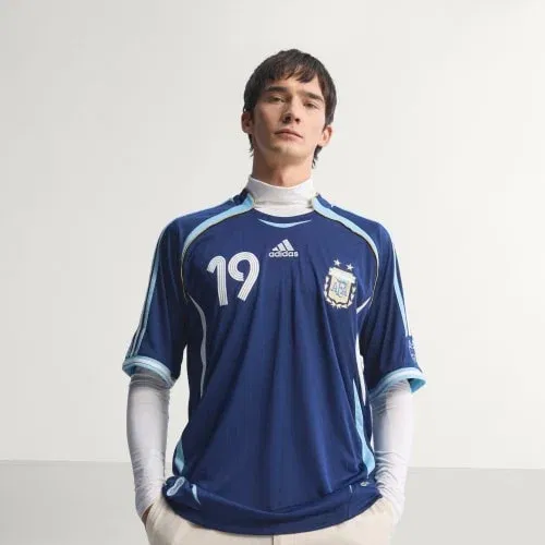 Adidas Argentina Away Jersey 2006 Messi Dark Blue
