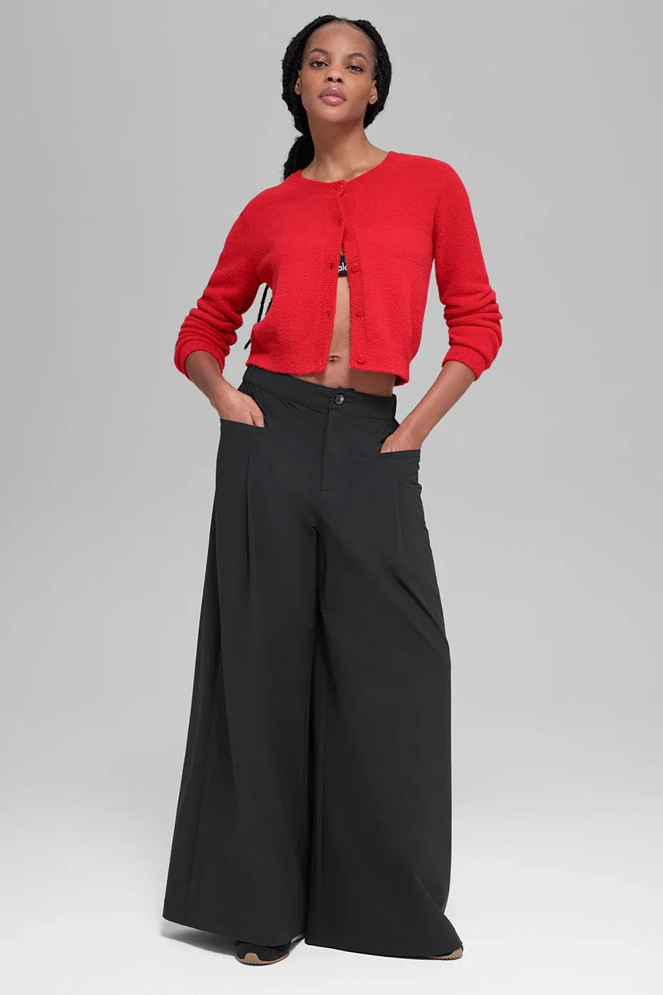 Alo Yoga Women'S Main Act Wide Leg Trouser