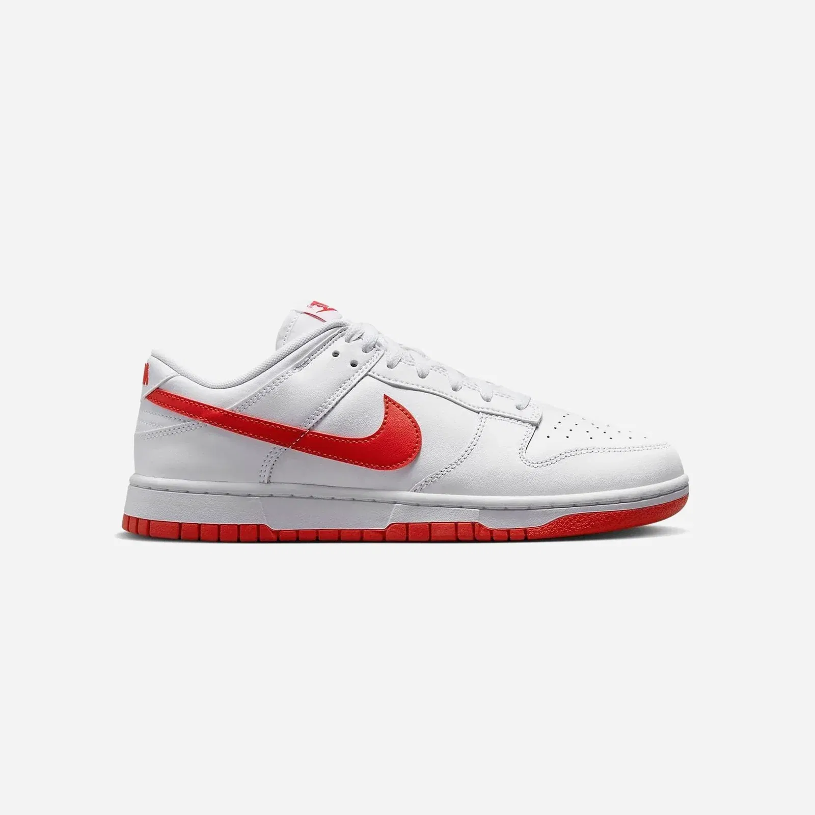 Dunk Low Retro White Picante Red