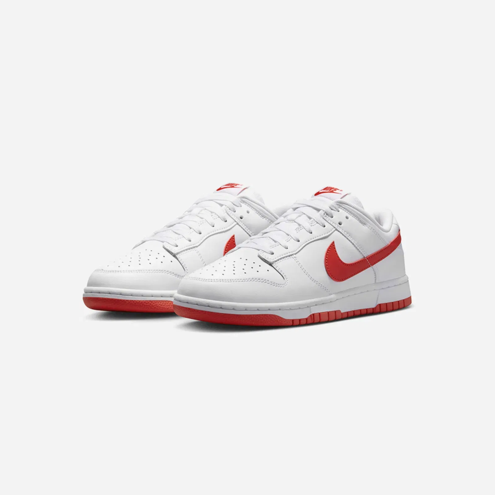 Dunk Low Retro White Picante Red