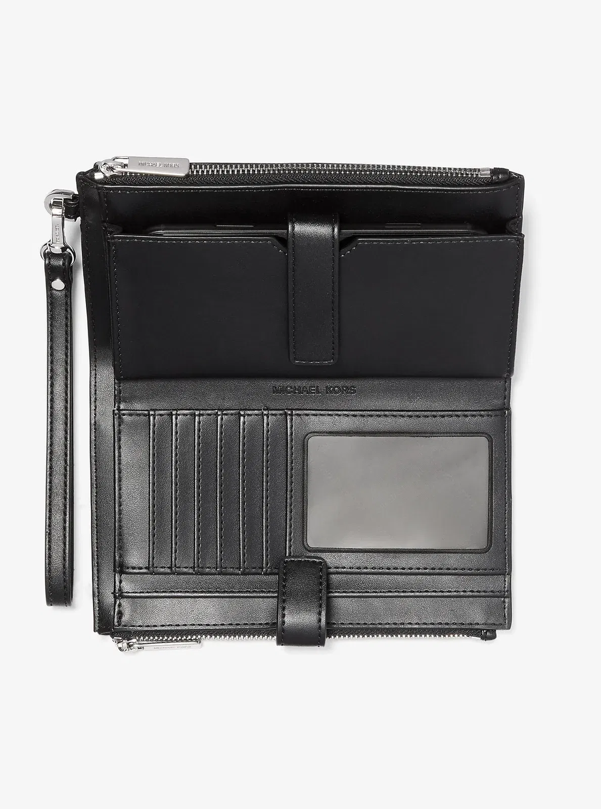 Michael Kors Jet Set Logo Smartphone Wallet Black