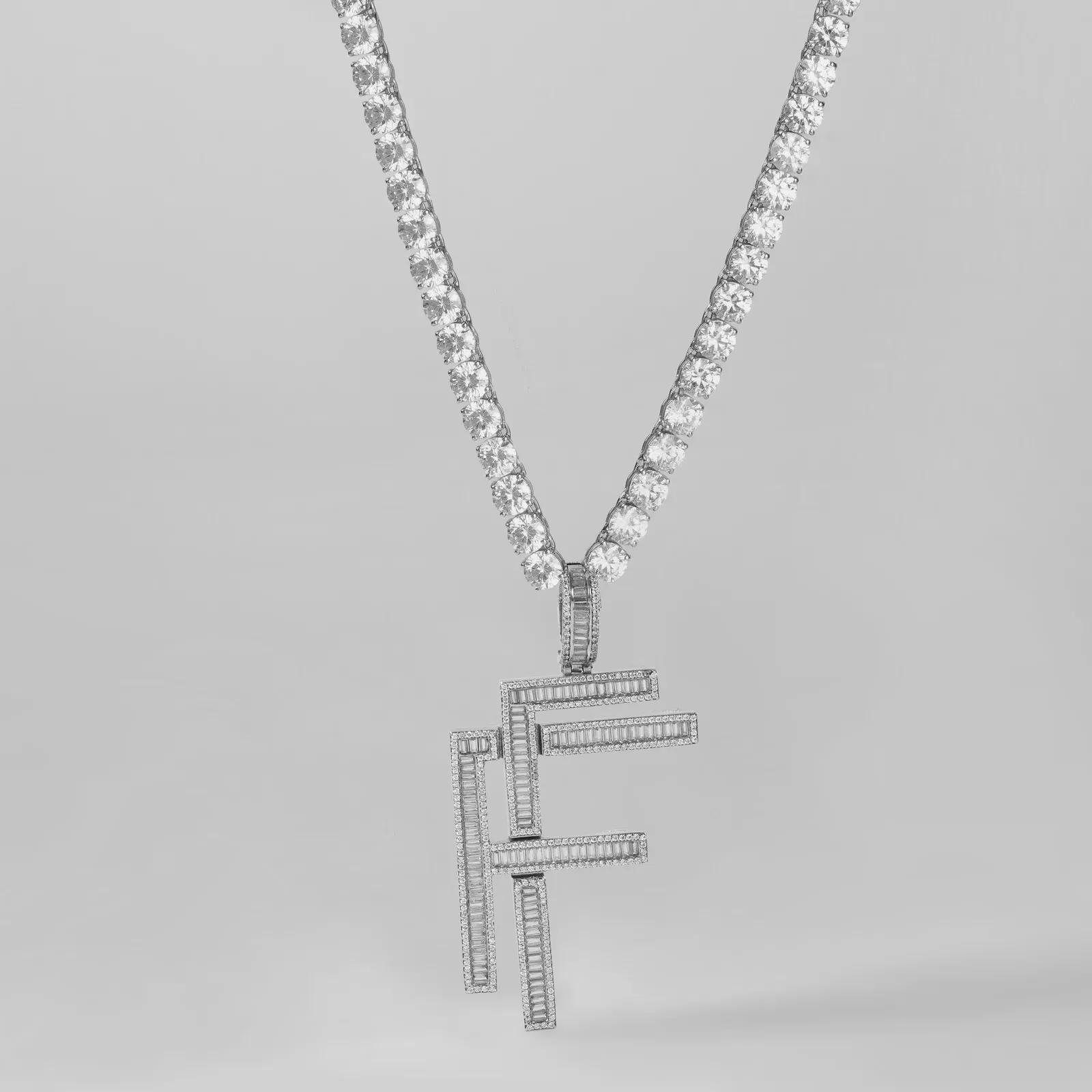 FL Stacked Shield Limited Edition Monogram Pendant