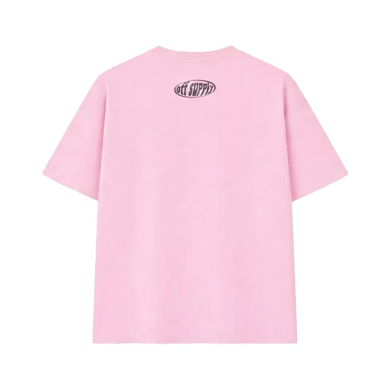 Off Supply Off-Axis Tee - Pink