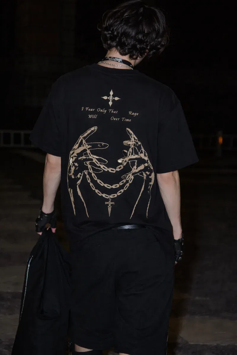Voyd Heart in Chains Black T-shirt