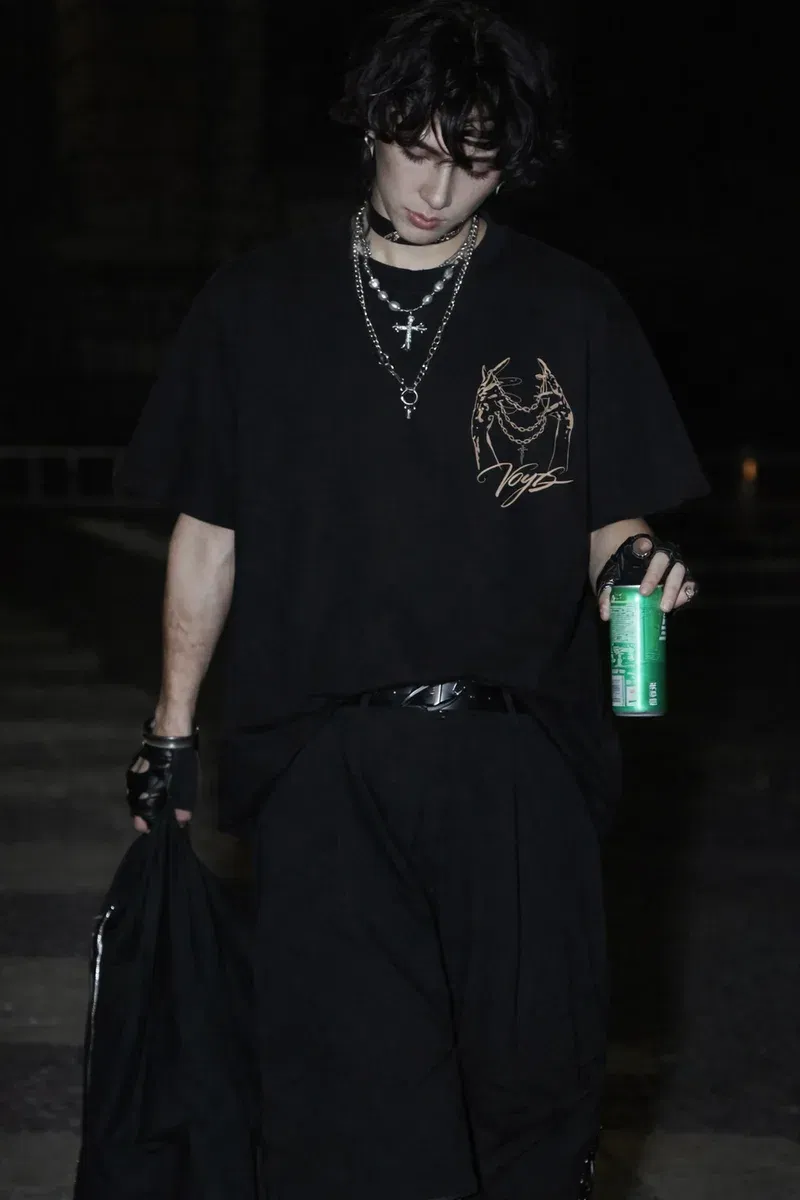 Voyd Heart in Chains Black T-shirt
