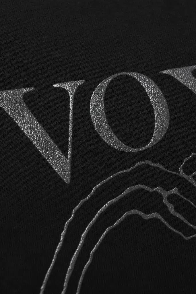 Voyd Heart in Static Black T-shirt