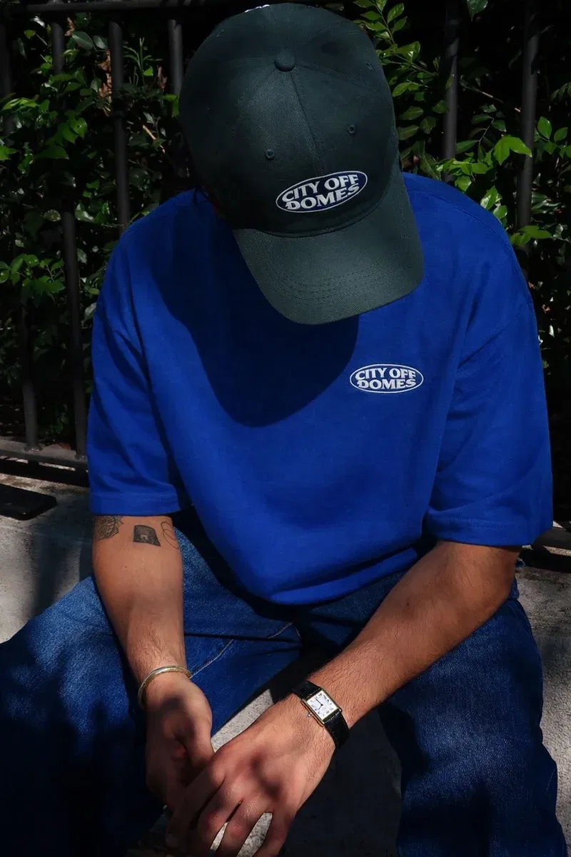 City Off Domes Faith Driven Blue T-Shirt