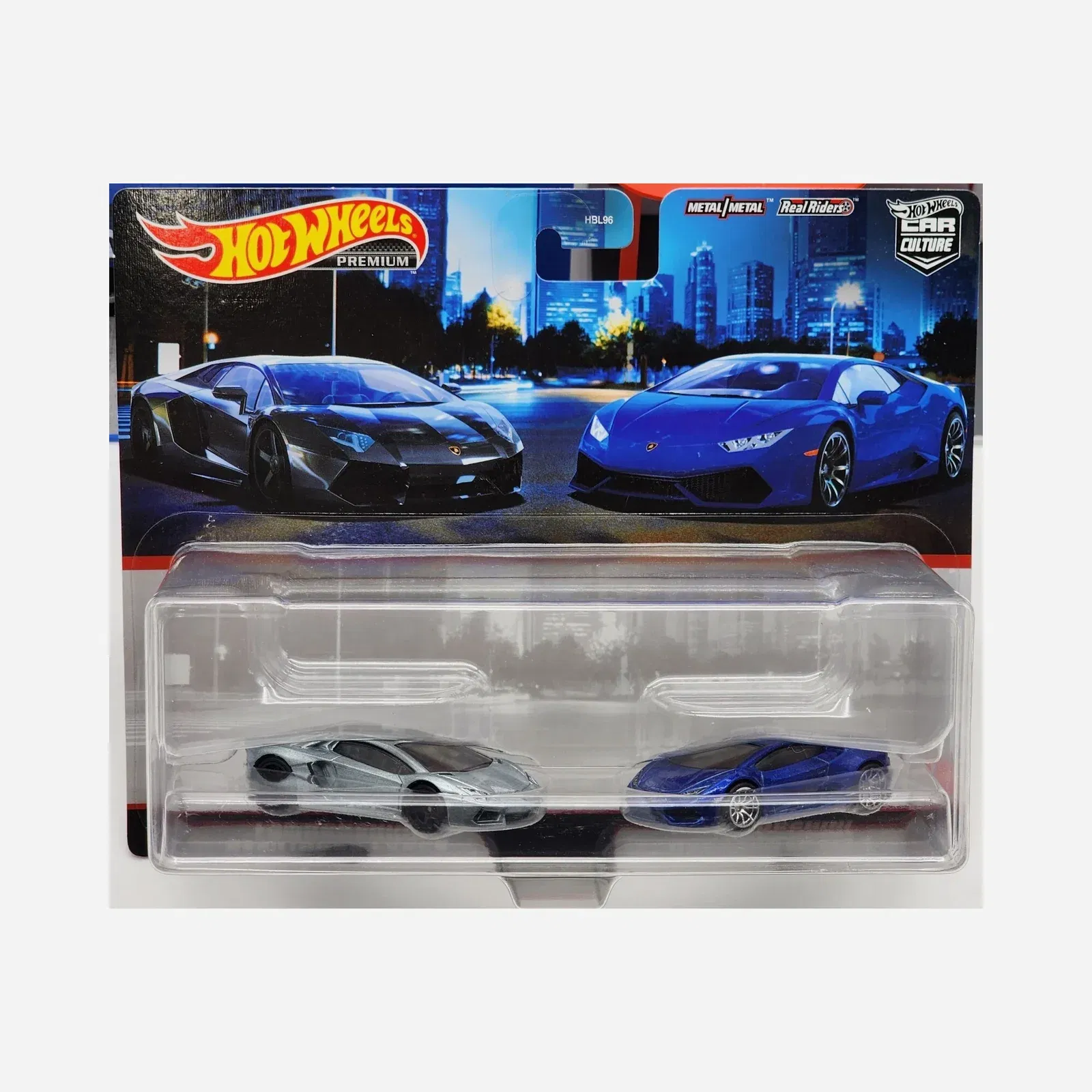 Hot Wheels Premium Car Culture Lamborghini Aventador Coupe / Huracan LP610-4 2 Pack
