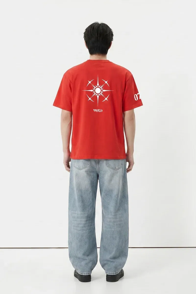 Voyd Lovers in Noir Red T-shirt