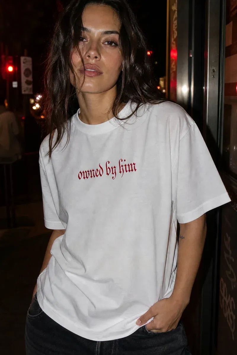 Owned by Him Voyd White T-shirt