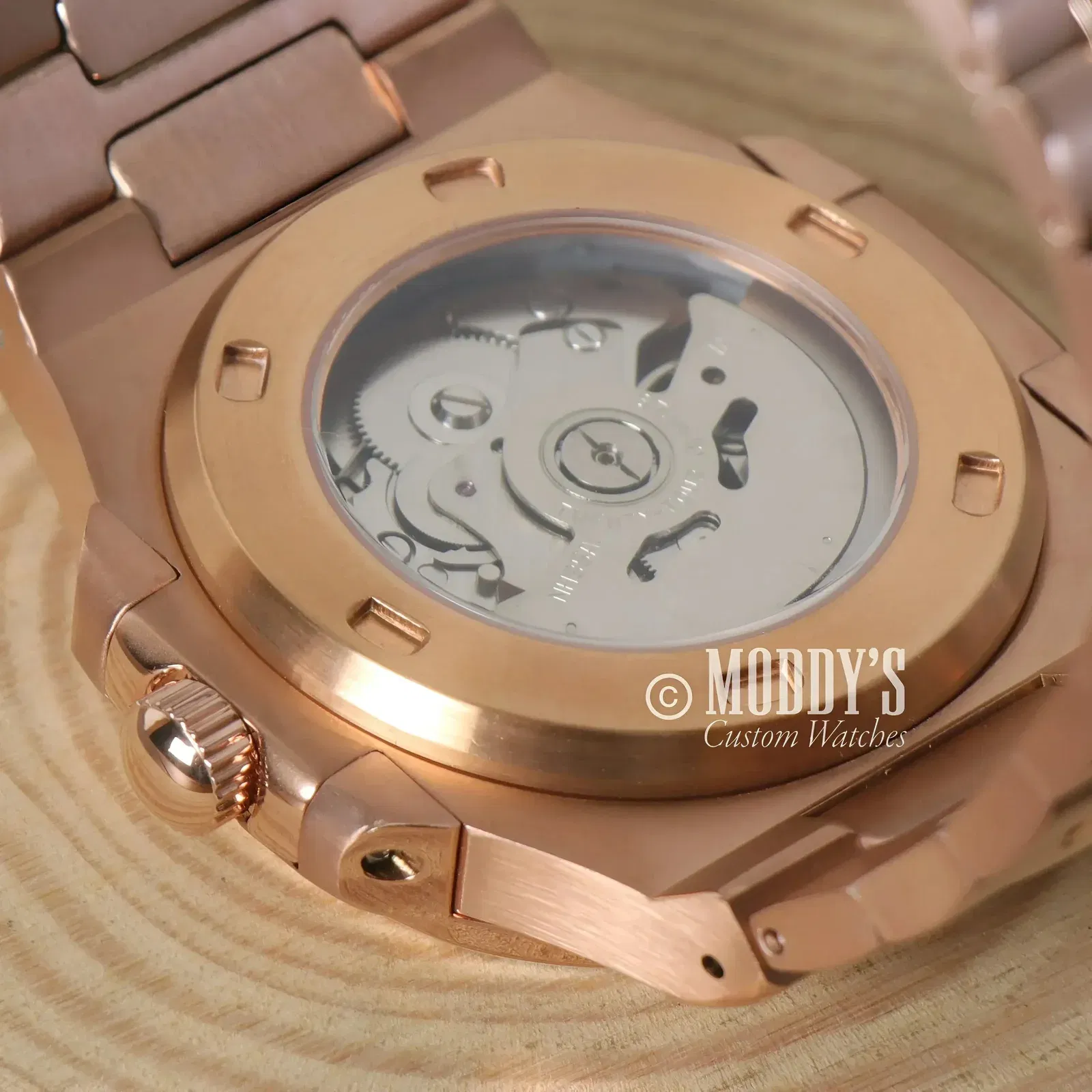 Nautiko Rose Gold Royal Blue