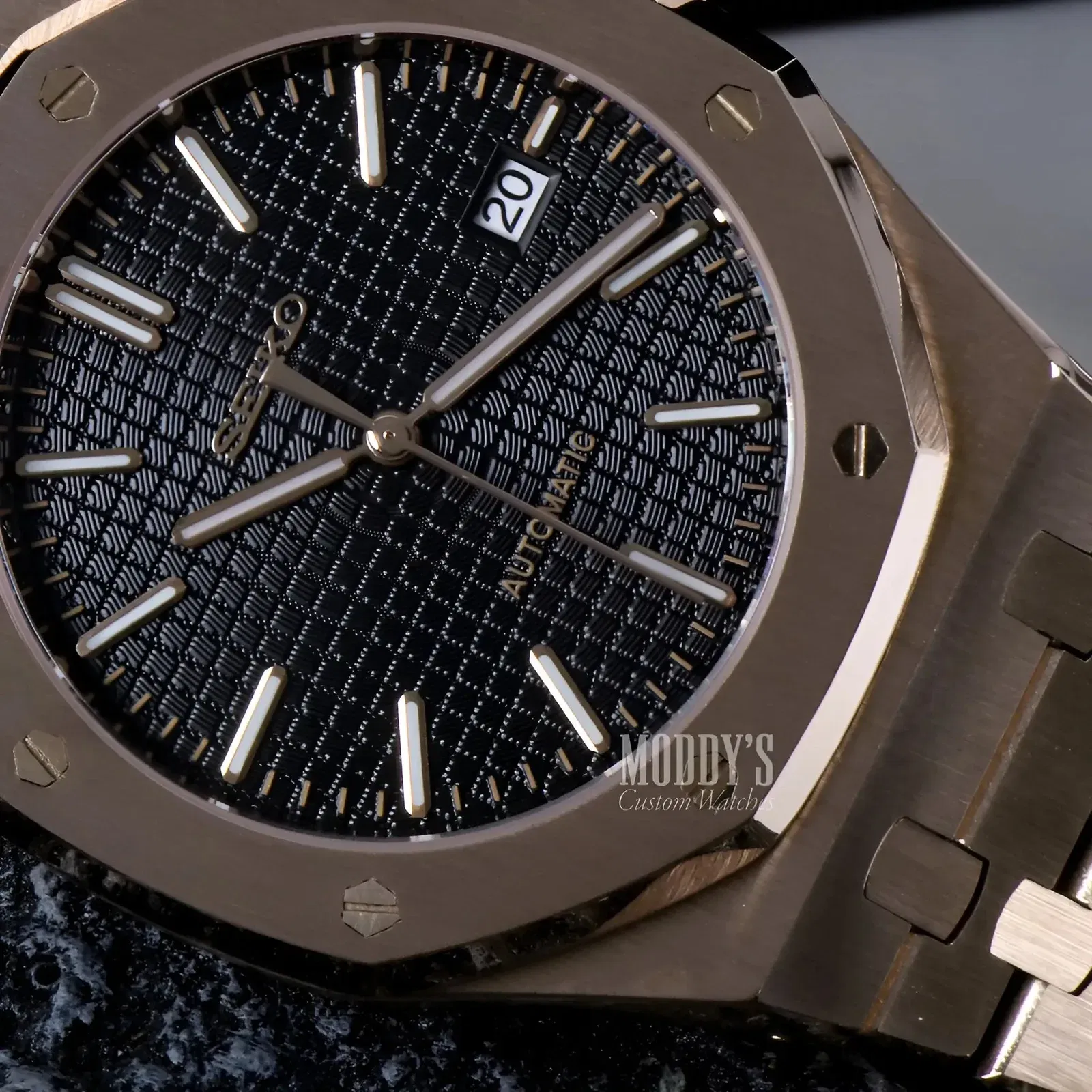 Royal Seikoak Rose Gold Black