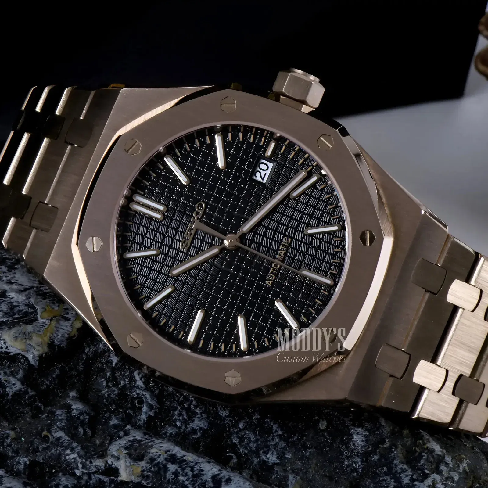 Royal Seikoak Rose Gold Black
