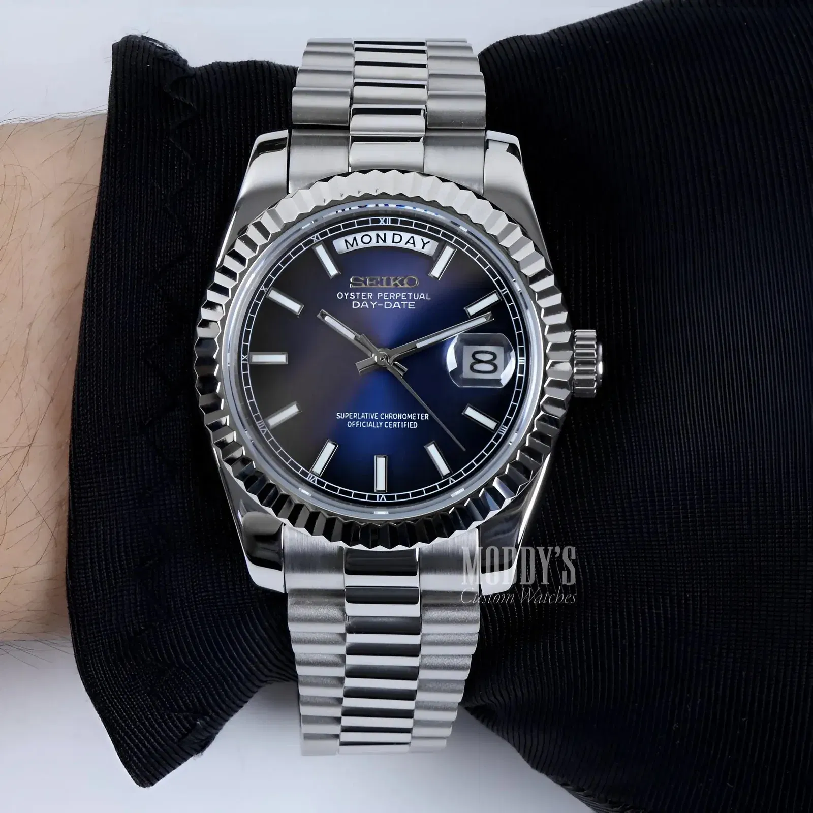 Seikojust Daydate Royal Blue