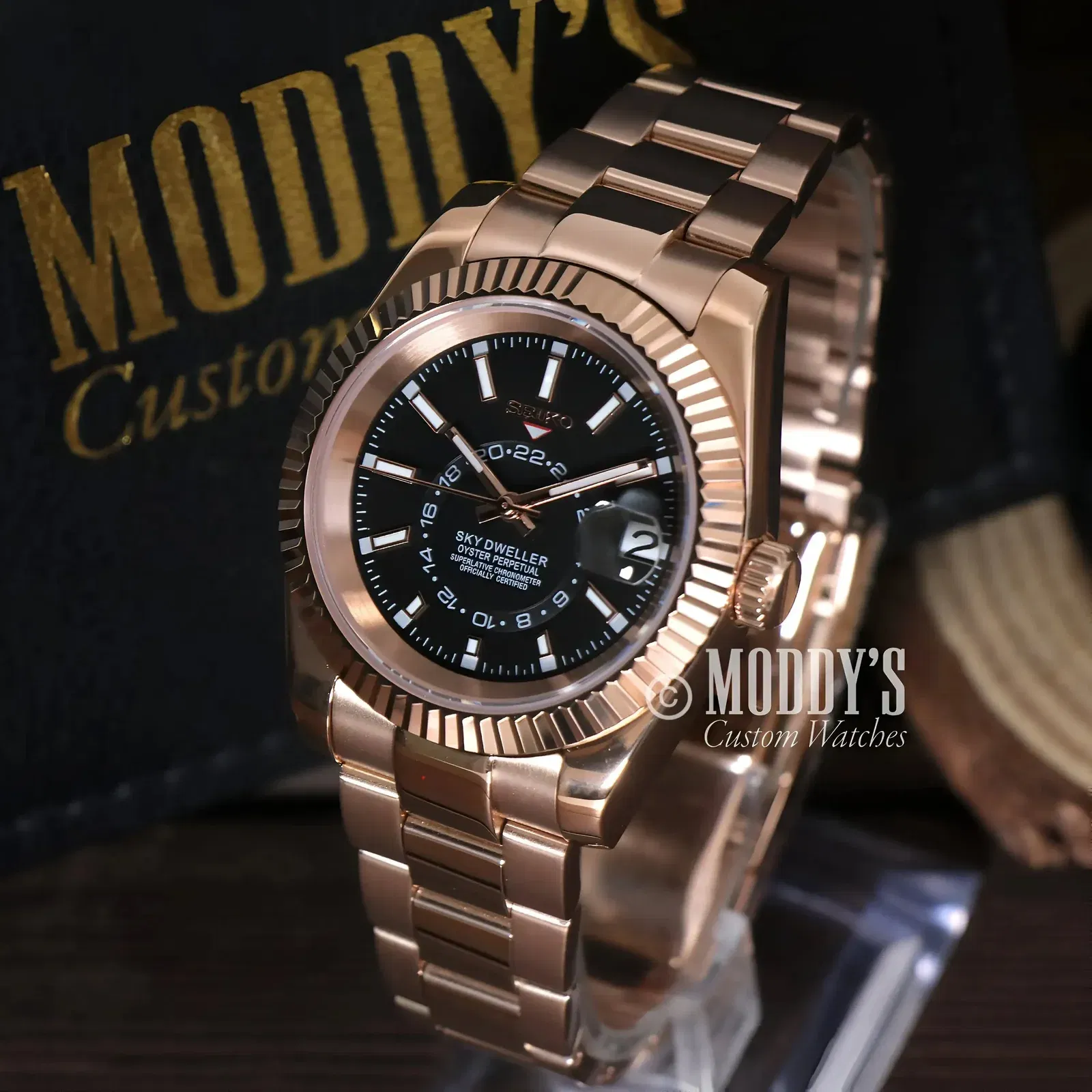 Seikojust Sky Dweller Rose Gold
