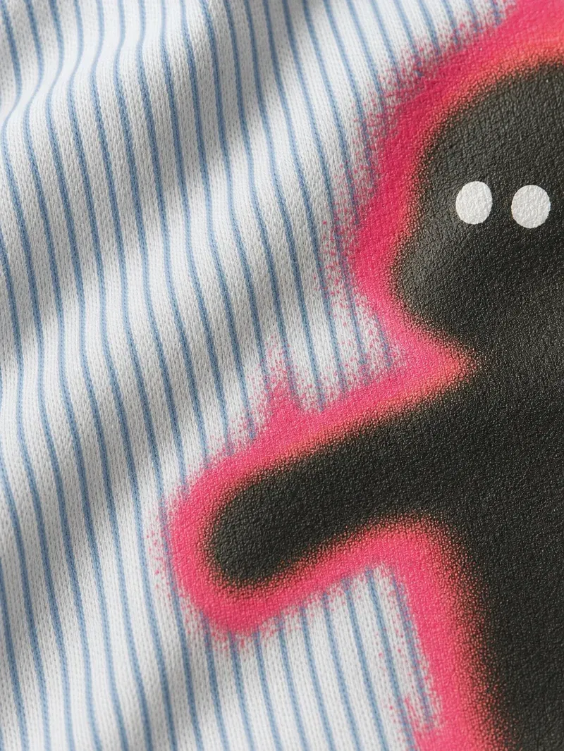 Fire Be Autyst Blue Striped Shirt