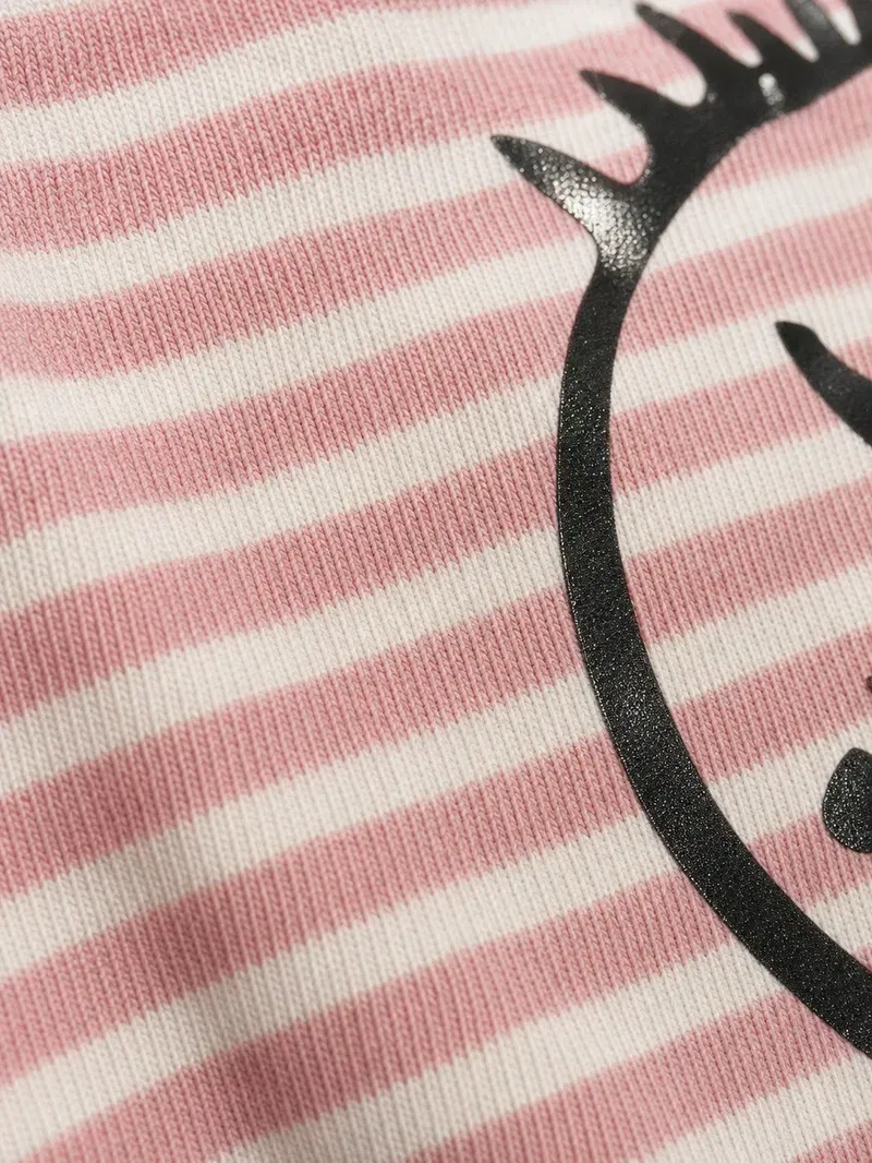 One Life Be Autyst Pink Striped Shirt