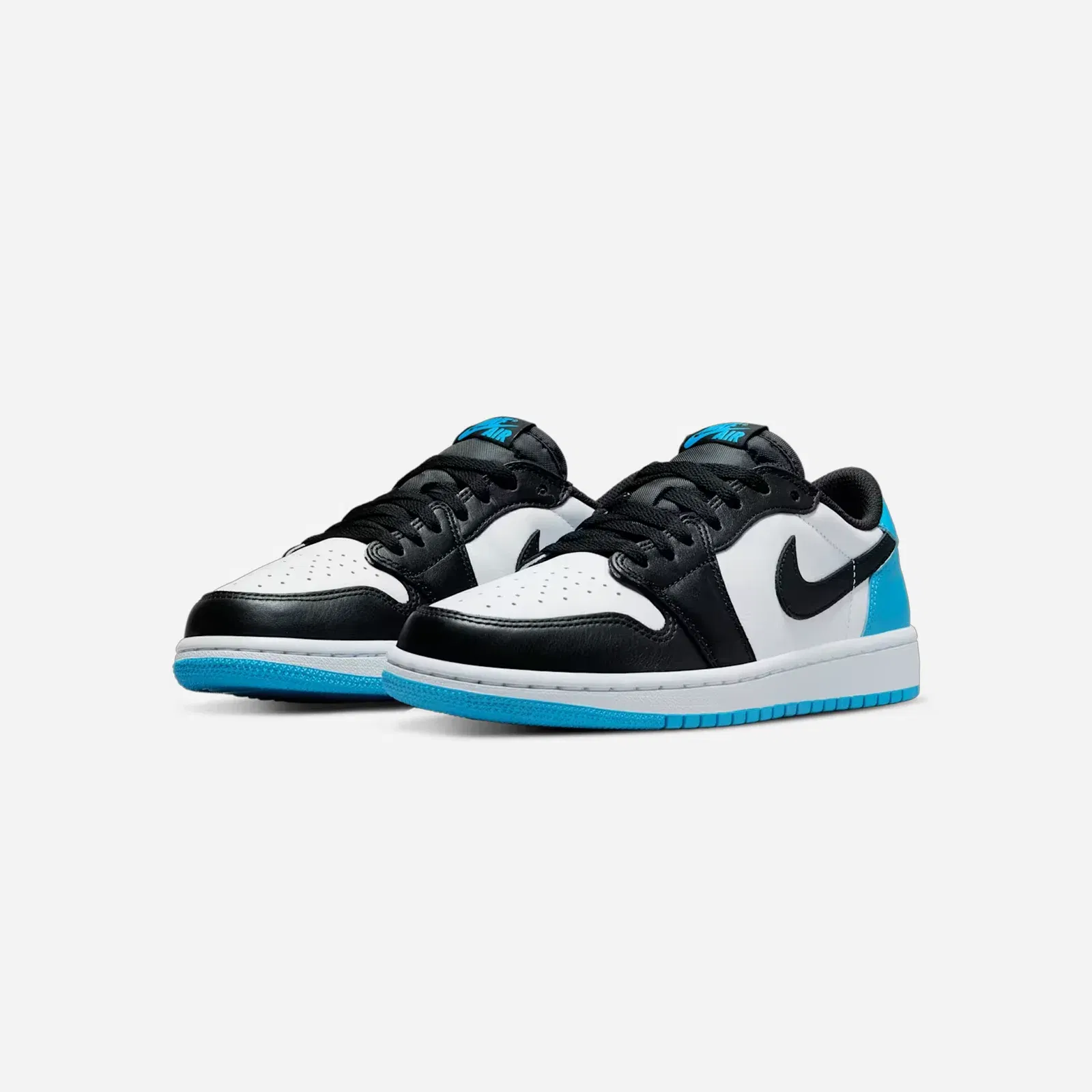 Jordan 1 Low White Gum Light Brown Dark Powder Blue (Women's)