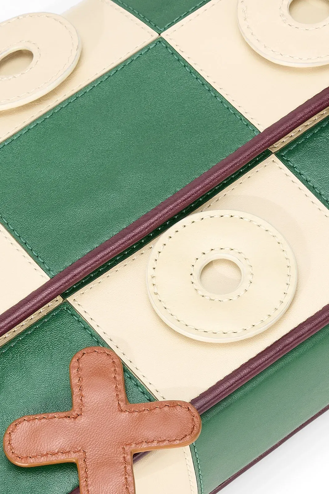 TOMMY LEATHER BAG TIC TAC TOE