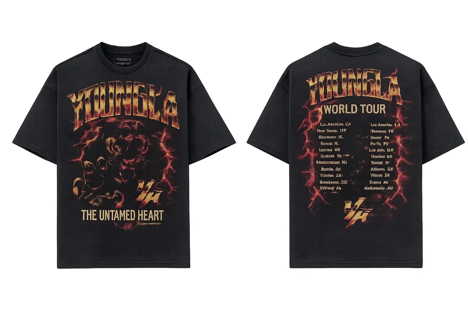 Vintage World Tour Tees Wild Instinct