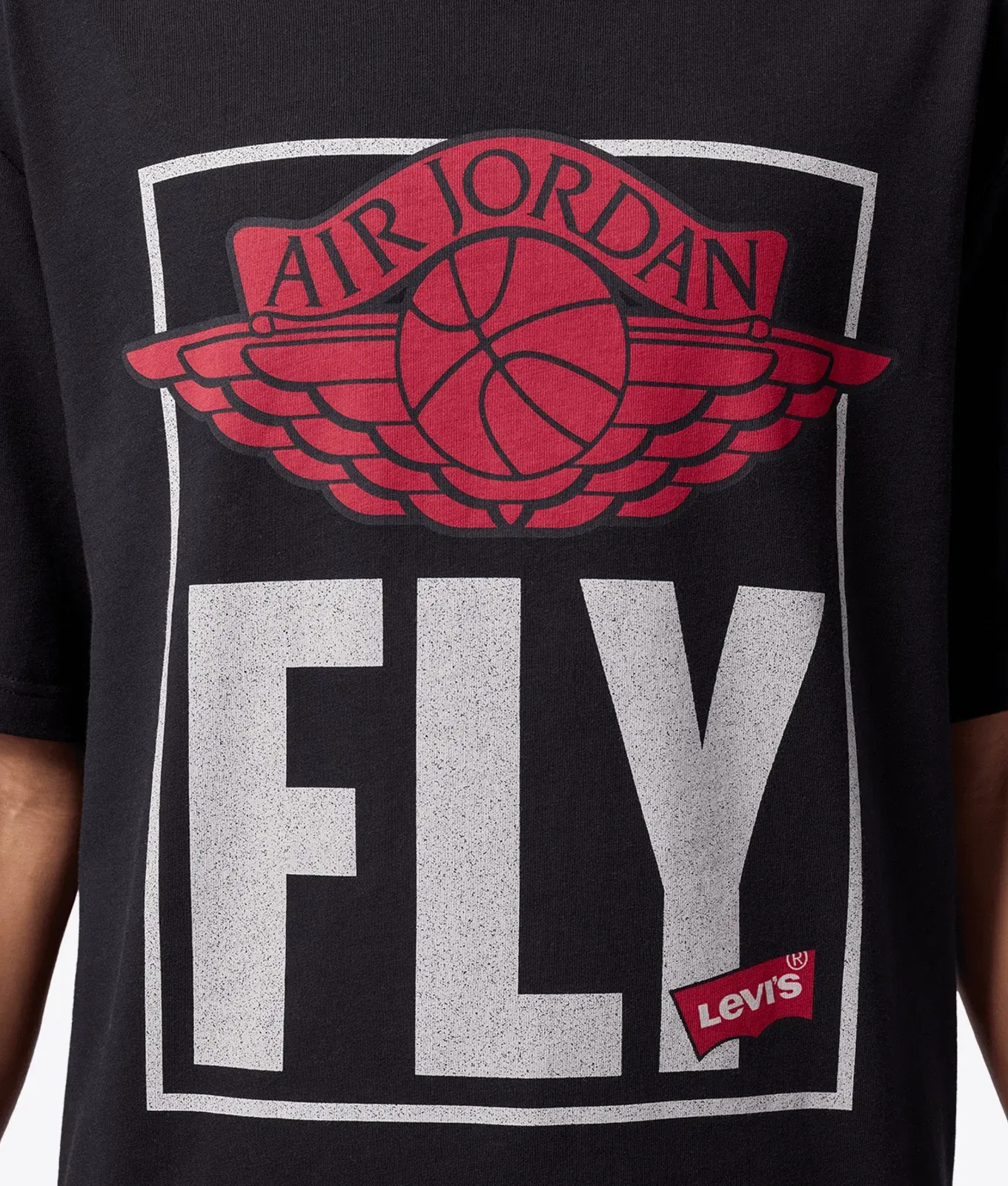 Jordan X LEVIS SHORT SLEEVE TEE BLACK