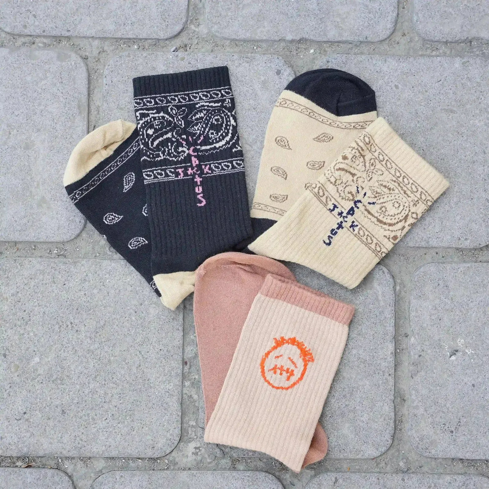 Travis Scott Socks Travis Socks Combo Pack of 3 Kicks Machine
