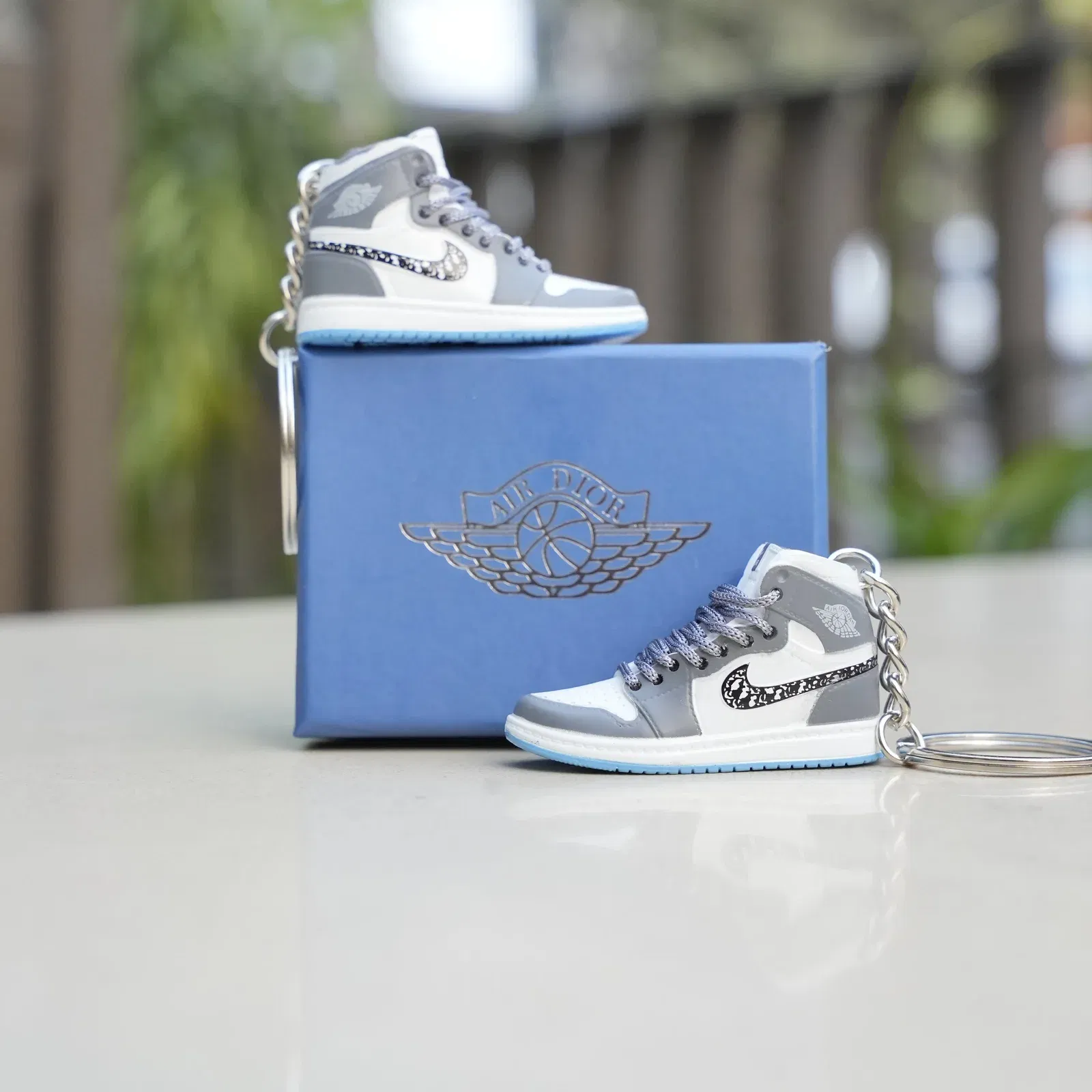 3D Sneaker Keychain With Box - Dior high