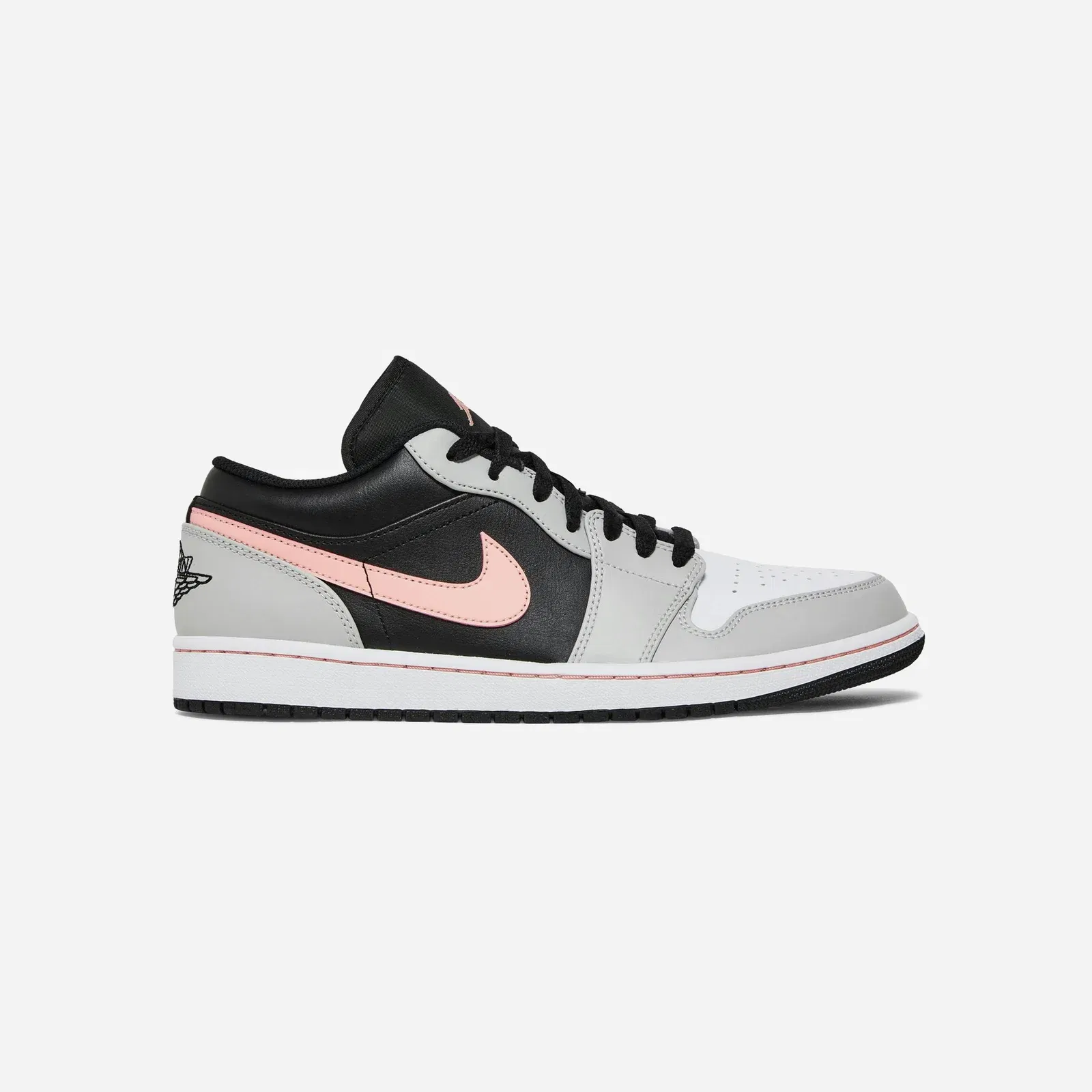 Jordan 1 Low Black Grey Pink
