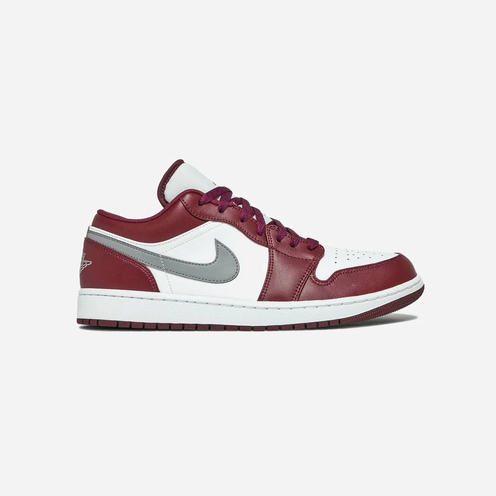 Jordan 1 Low White Bordeaux