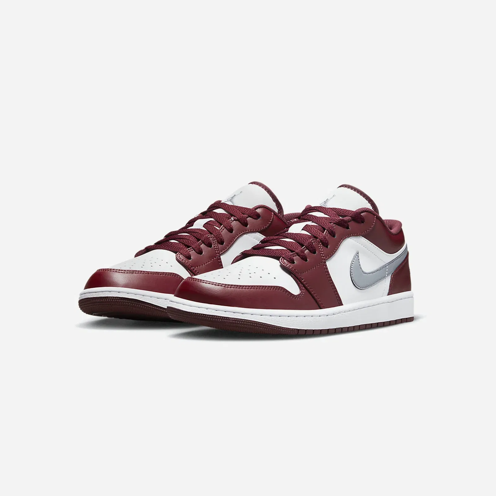 Jordan 1 Low White Bordeaux