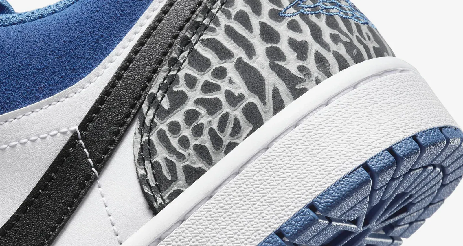 Air Jordan 1 Low True Blue / Smoke Grey Marina Blue Sale