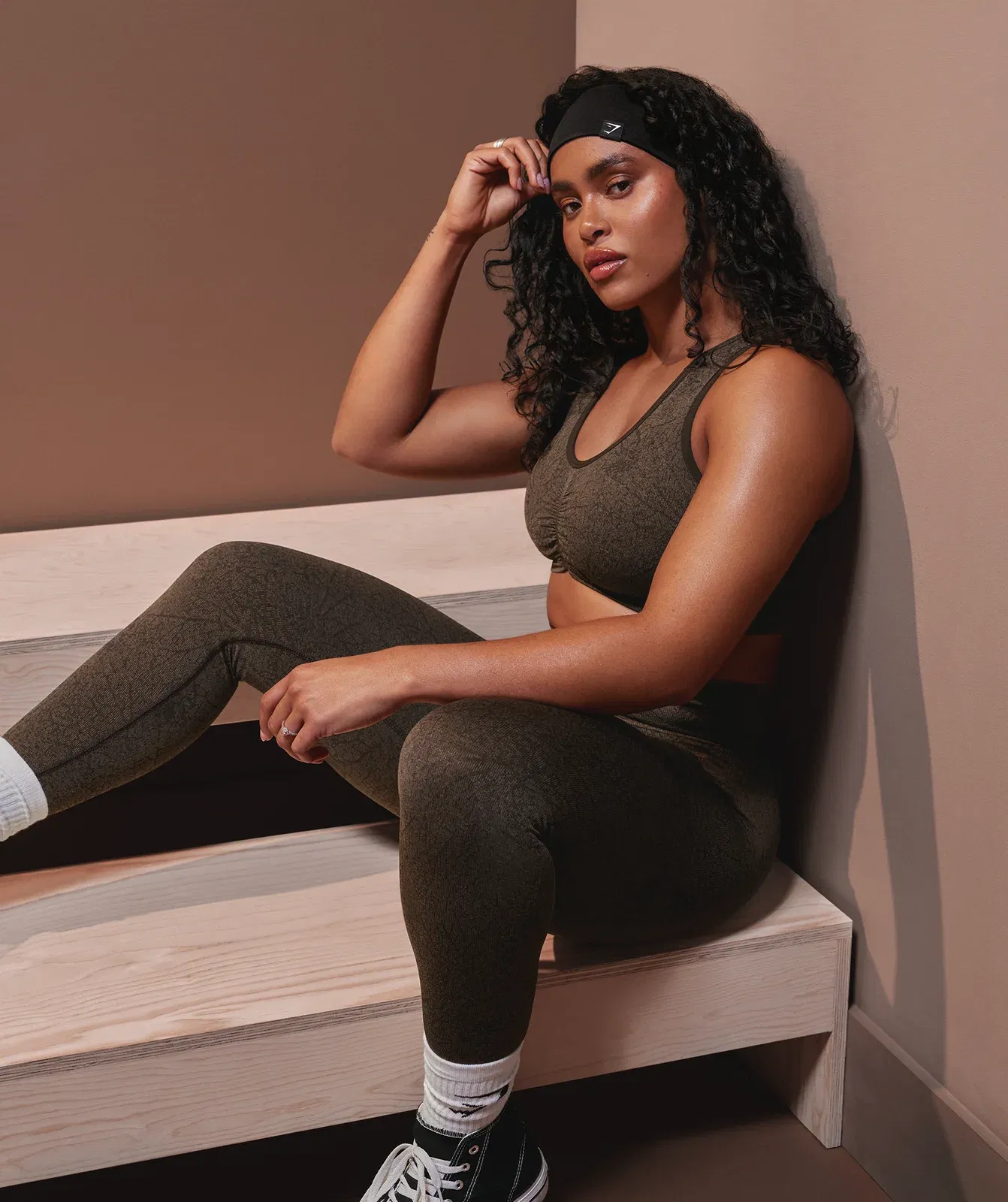 Gymshark Diffuse Sweat Headband "Black"