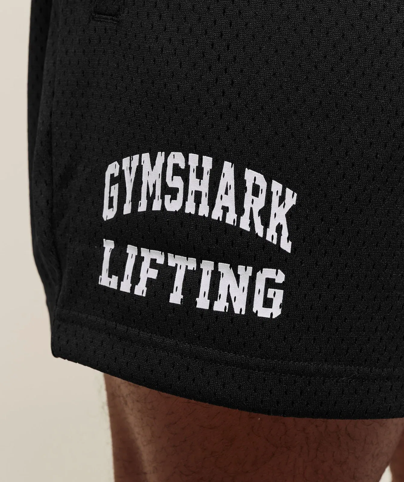 Gymshark Lifting Mesh 5" Shorts Black