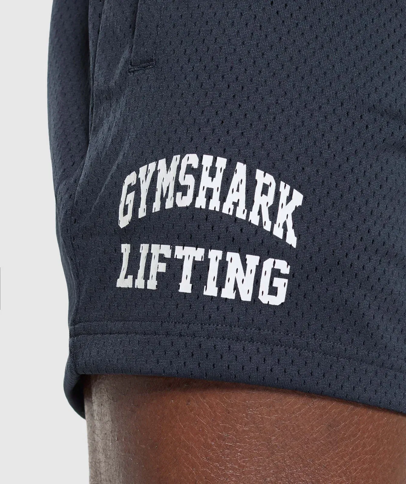 Gymshark Lifting Mesh 5" Shorts "Heavy Blue"