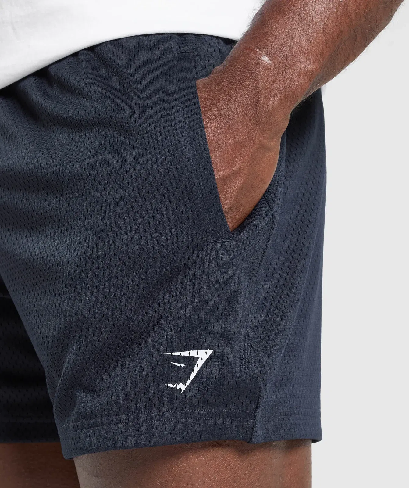 Gymshark Lifting Mesh 5" Shorts "Heavy Blue"