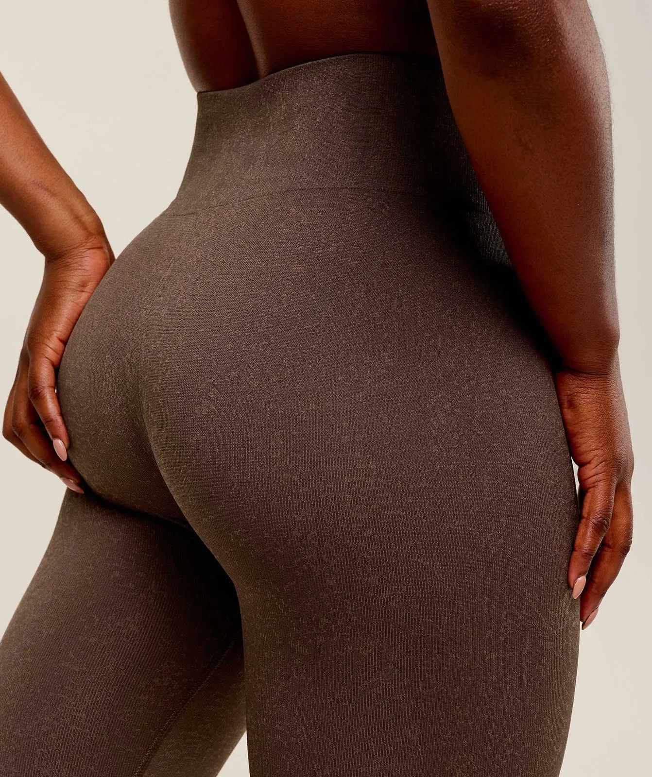 Women's Gymshark Adapt Fleck Seamless Leggings Soft Brown